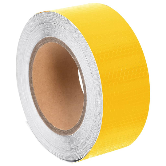 vidaXL Heijastinteippi keltainen 5 cm x 20 m PVC