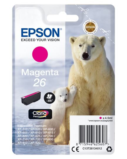 EPSON 26 Ink Cartridge Magenta