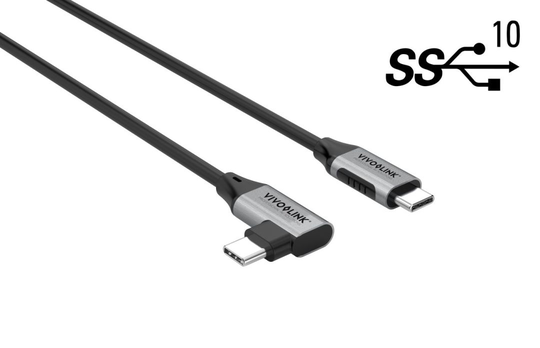 VivoLink USB-C - C Cable 1,2m Angled
