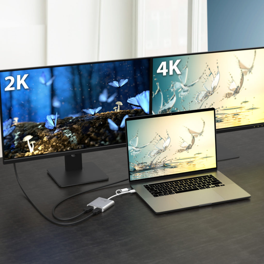 USB-C® To Dual HDMI™ Multi-Monitor Adapter