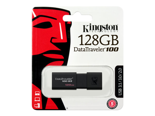 Kingston 128GB USB 3.0 DataTraveler 100 G3 Muistitikku