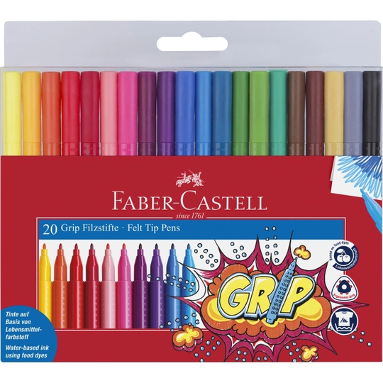 Faber-Castell Tussikynät Grip 20-setti