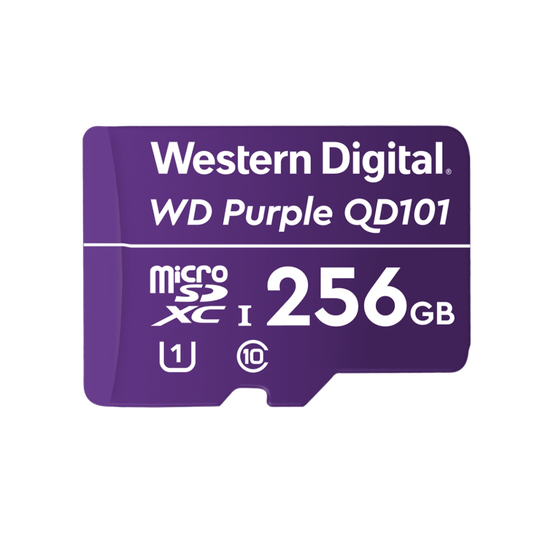 WD Purple 256GB SC QD101 MicroSD