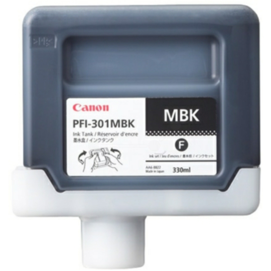 Canon PFI-301 MBK Mustepatruuna mattamusta, 330 ml