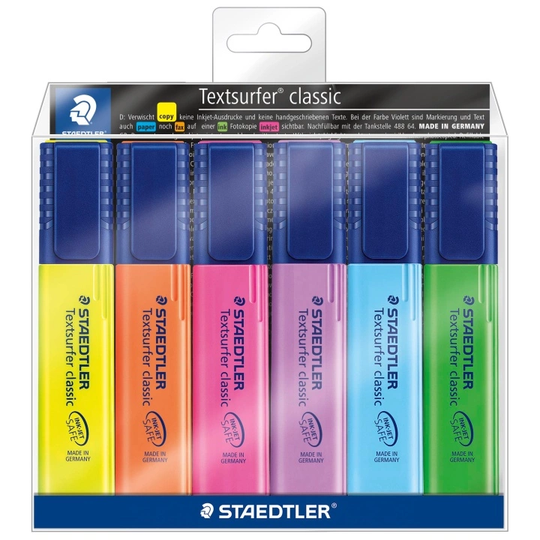 Staedtler 6 kpl Textsurfer Classic Korostuskynä