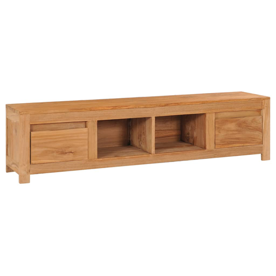 vidaXL TV-taso 135x30x35 cm täysi tiikki