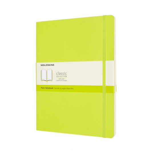 Moleskine Classic Soft Cover XL Lemon Green Ruled