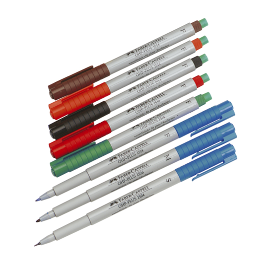 OH-kynä VL Faber Castell fine, 4 kpl