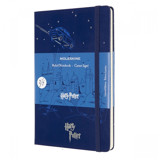 Moleskine Hardcover Large Harry Potter Blue