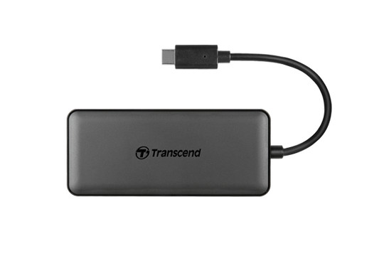 TRANSCEND 3-PORT HUB,1-PORT PD,SD/MICROSD READER, USB 3.1 GEN 2,TYPE C