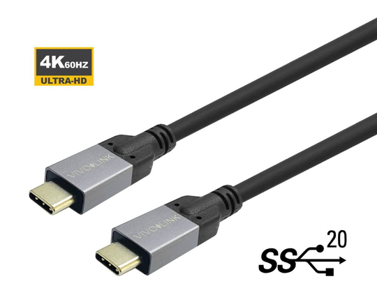 VivoLink USB-C To USB-C Cable 3m