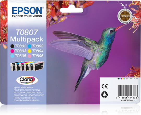 EPSON Ink T080 Multipack Blister