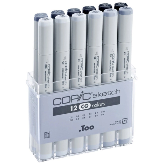 Copic Sketch 12-setti CG Cool Grey