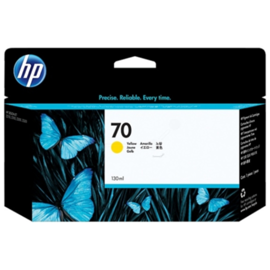 HP 70 Mustepatruuna keltainen, 130 ml