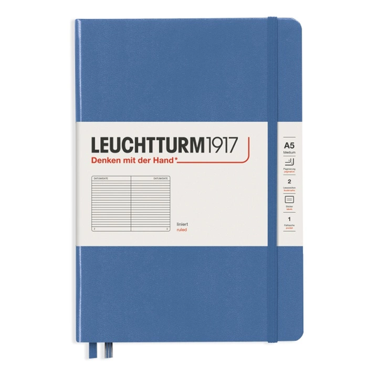 Leuchtturm1917 Muted Colors A5 Medium Denim Ruled