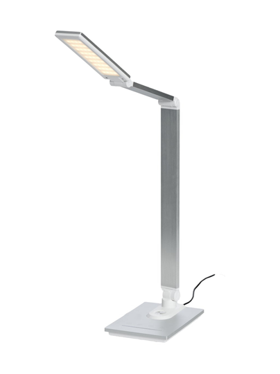 Stoo® led valaisin - hopea/valkoinen