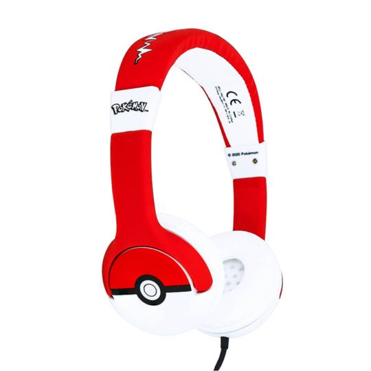 POKEMON Kuuloke Junior On-Ear 85dB Pokeball