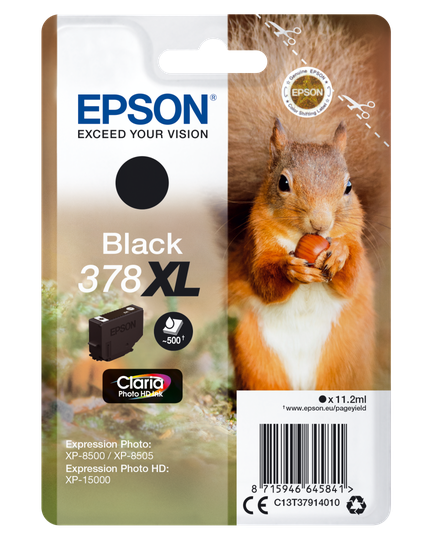 EPSON 378XL Black Ink Cartridge Sec