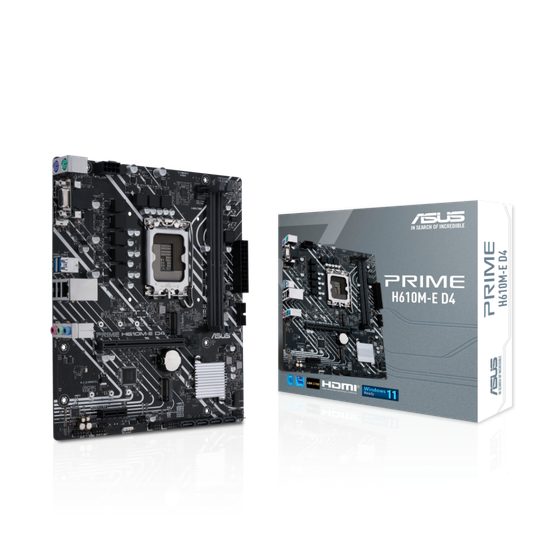 ASUS PRIME H610M-E D4 LGA1700 MATX MB