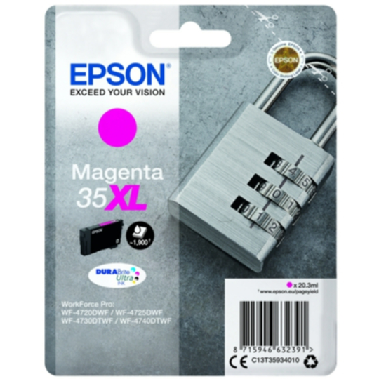 Epson 35XL Mustepatruuna magenta, 20,3 ml