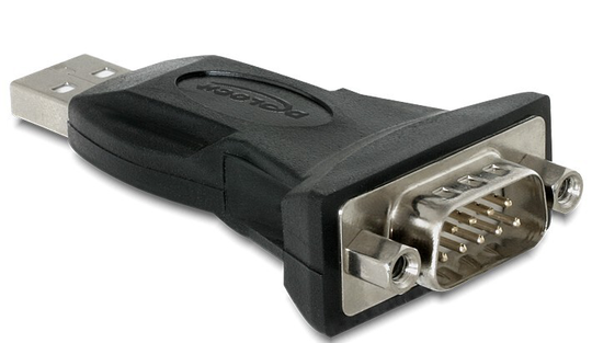 This Adapter By Delock Enables The Connection Of A Serial Device Via A USB Type-A Port.