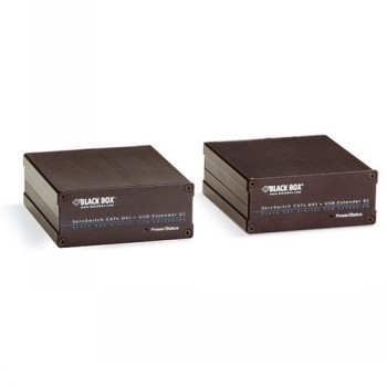BLACK BOX CATX KVM EXTENDER EC – DVI-I, USB HID + AUDIO OR SERIAL - EXTENDER KIT, SINGLE LINK DVI-