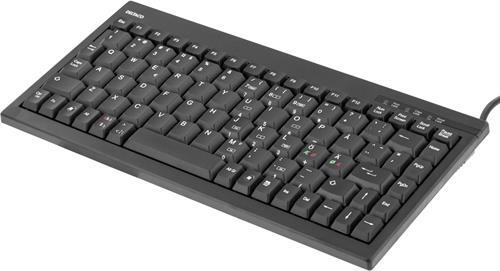 Pienikokoinen Näppäimistö, 89 Näppäintä, Pohjoismainen Asettelu, USB, Musta