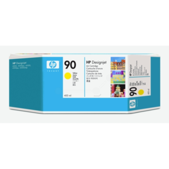 HP 90 Mustepatruuna keltainen, 750 sivua