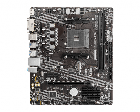 MSI Motherboard Amd A520 Socket