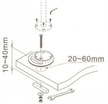 NEOMOUNTS BY NEWSTAR GROMMET FOR FPMA-D910/920/930/940/1010/1020/1030 - SILVER