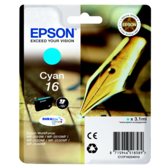 Epson 16 Mustepatruuna syaani, 165 sivua
