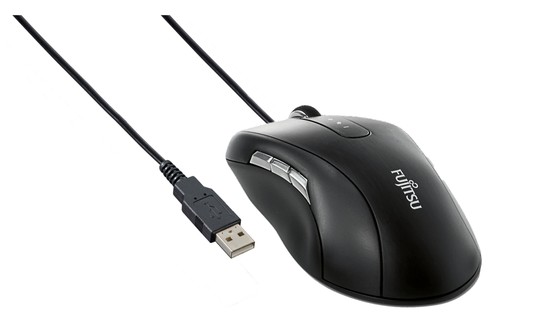 FUJITSU BLUE LED MOUSE M960 BLACK