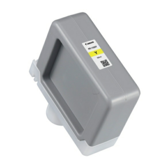 Canon PFI-1100 Y Mustepatruuna keltainen, 160 ml