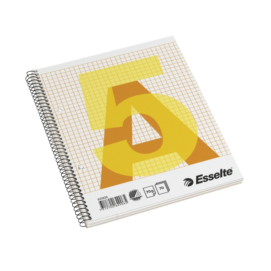 Kierreluentolehtiö Esselte A5 5x5 mm ruu