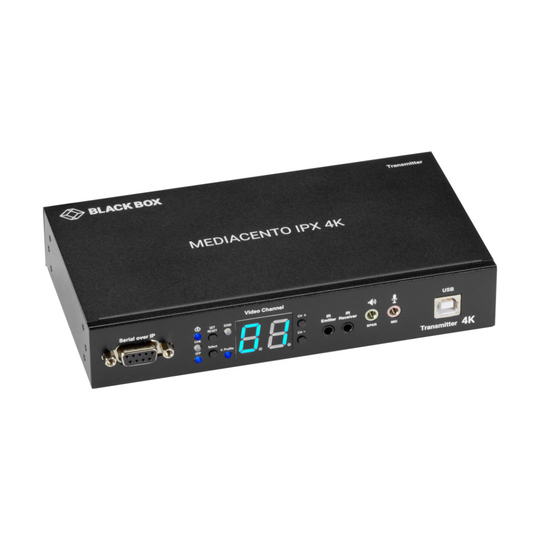BLACK BOX MEDIACENTO IPX 4K TRANSMITTER - HDMI, USB, SERIAL, IR, AUDIO