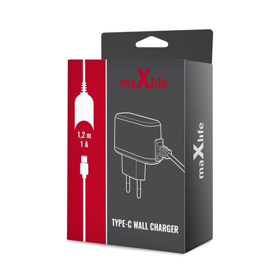 Maxlife Micro-USB-seinälaturi 2A 2m musta