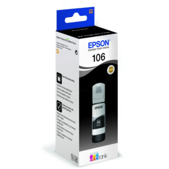 Epson 106 Mustepatruuna valokuvamusta, 70 ml