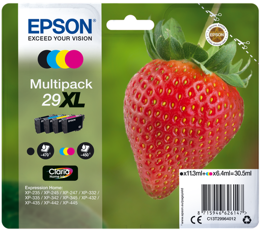 EPSON Cartridge Fraise Claria B C M Y