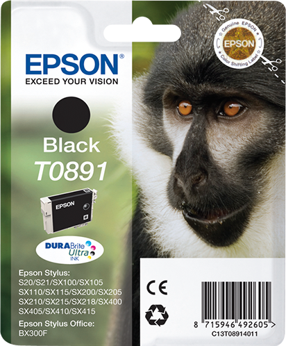 EPSON Tinte Black 6 Ml
