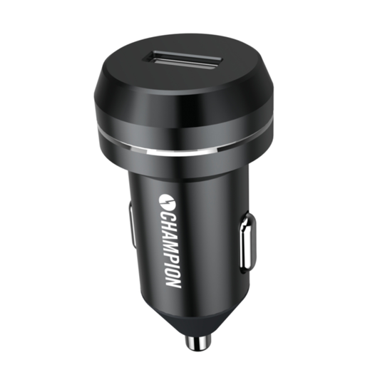 Champion USB laturi 12/24V 2.4 (A) Musta