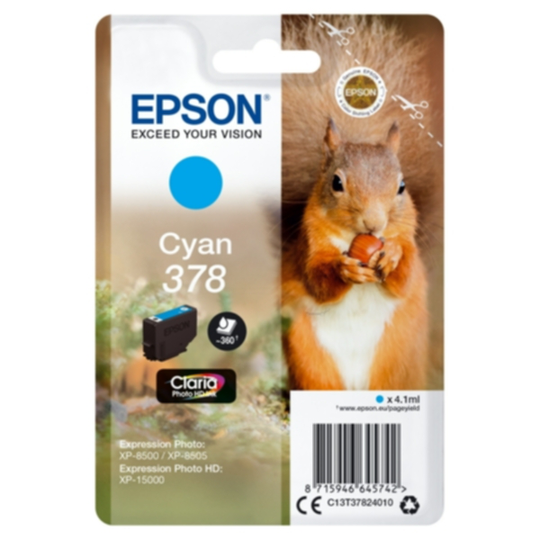 Epson 378 Mustepatruuna syaani, 360 sivua