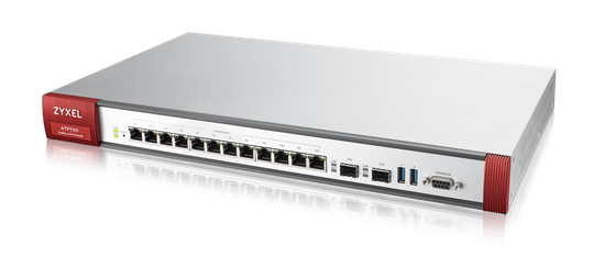 ZYXEL ATP 12 GIGABIT USER-DEFINABLE PORTS, 2*SFP, 2* USB WITH 1 YR BUNDLE