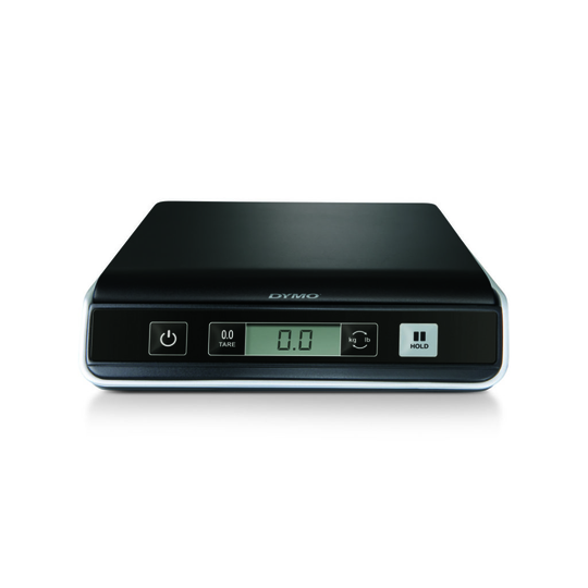 Letter And Parcel Scale, Digital Display, USB, 5kg, Black. The Letter Scale Makes It Easy To Calcula