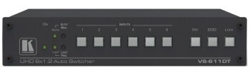 KRAMER VS-611DT 6:1 4K AUTO SWITCHER WITH HDMI AND HDBT OUTPUTS
