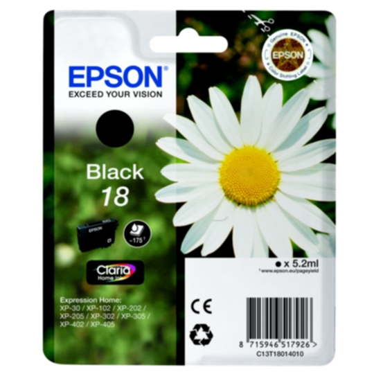 Epson 18 Mustepatruuna musta, 175 sivua