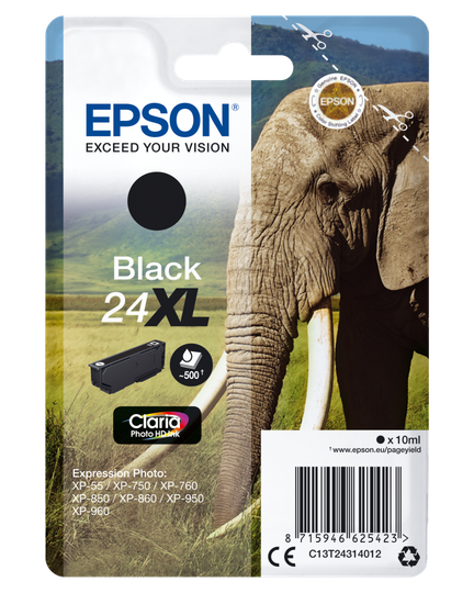EPSON Ink Singlepack Black 24XL