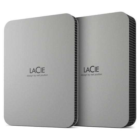 LACIE Mobile Portable HDD 1TB USB Silver
