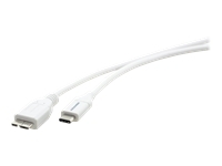 KRAMER C-USB31/CMICROB-3 USB 3.1 C(M) TO MICROB(M), GEN-2,3A CABLE-6FT 1.8M