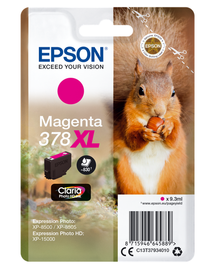 EPSON SQUIRREL 378 MAGENTA XL SINGLE