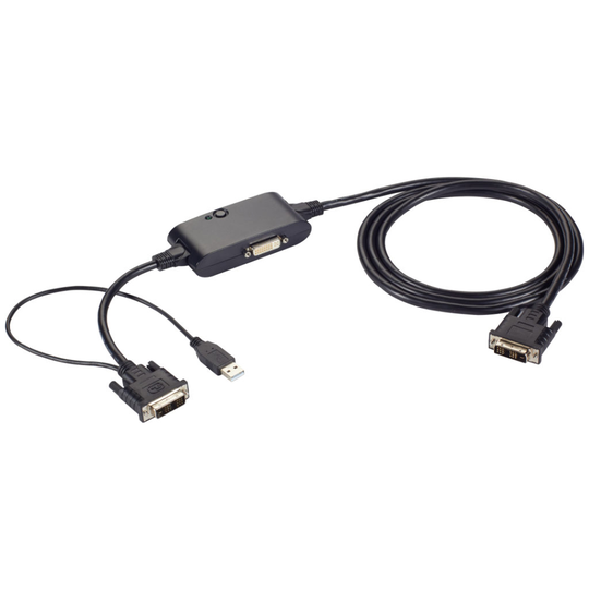 BLACK BOX DKM FX DVI-D SPLITTER CABLE - USB POWER